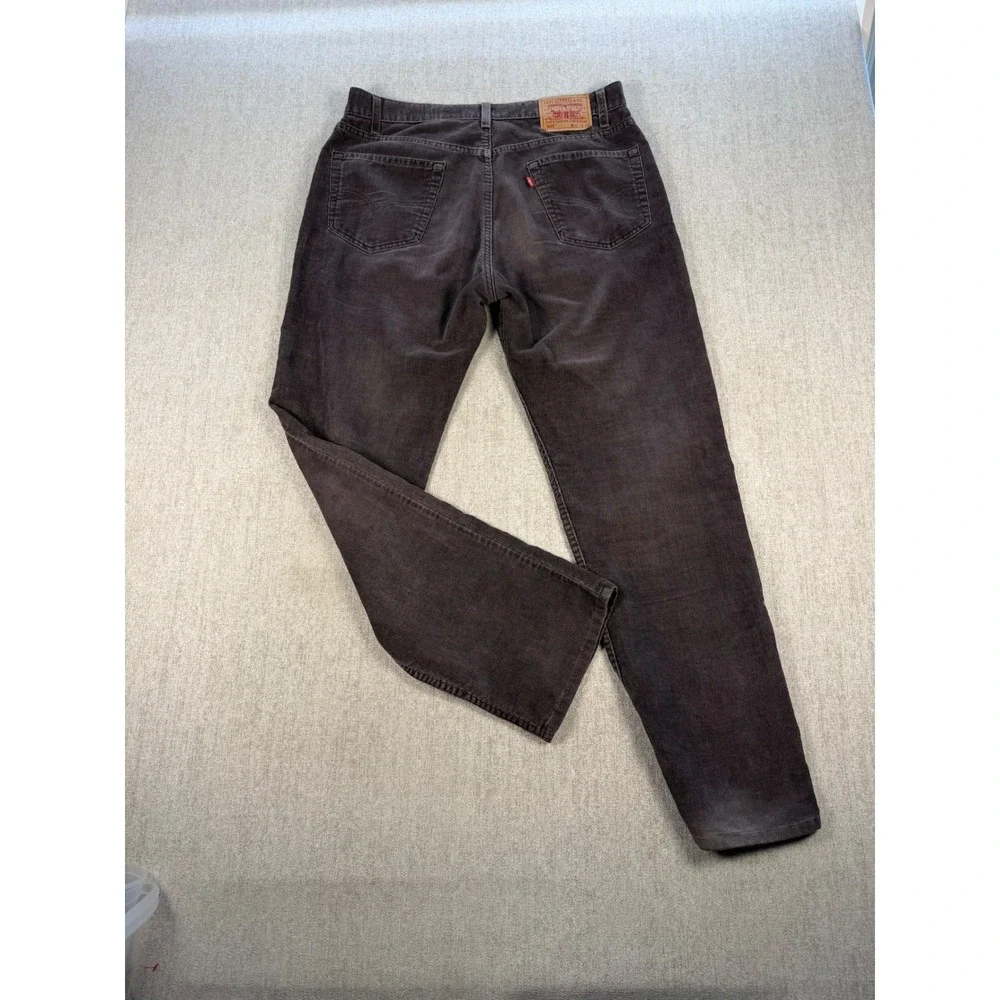 VTG Levi's 505 Men 36X32 Brown Corduroy Pants Regular Fit Cotton Blend